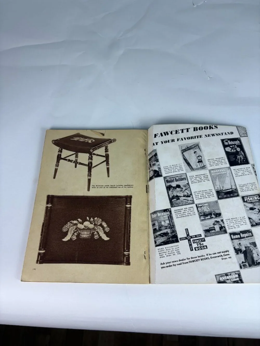 Vintage Early American Antique Furniture Book by Morton Yarmon | 1952 Fawcett